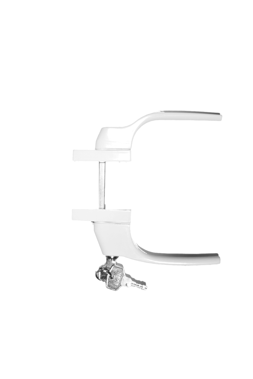 Casement Double Door Handle - One Side Key